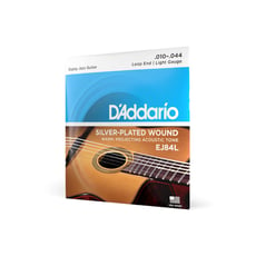 D'Addario EJ84L 10-44 Light Loop End, Gypsy Jazz - 10-44 Light Loop End, Gypsy Jazz Acoustic Guitar Strings, 