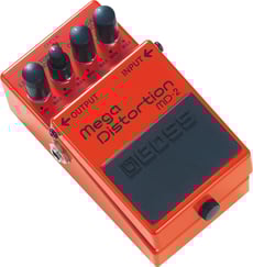BOSS MD-2 Pedal <b>MEGA Distorção</b> - BOSS MD-2 MEGA Distortion Pedal Distorção para Guitarra Elétrica, Cria distorções exigentes utilizadas na nova tendência do Metal, Circuito especial “Dual-stage” com ganho adicional Boost, Cria tim...