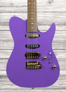 Ibanez  LB1-VL Lari Basilio  - Guitarra elétrica AZS, Assinatura Lari Basilio, Corpo: Cinza, Pescoço: S-Techwood Roasted Birds Eye Maple, Fretboard: S-Techwood Roasted Bird's Eye Maple, Acessório de pescoço: aparafusado, 