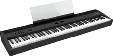 Roland FP-60X BK <b>Prestige</B> Piano Portátil Profissional - Roland FP-60X BK Preto Piano Digital com Porta USB e Bluetooth, Teclado Ação Martelo + 256 Vozes Polifonia + 358 Sons + 32 Músicas, Sistema Som 26W + 3D Ambience + My Stage + Piano Designer, Roland...