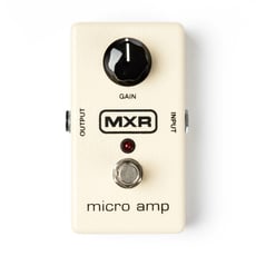 MXR Micro Amp M133  B-Stock - Impulso ajustável, Perfeito para alternar entre guitarras com saída incomparável, Ótimo para uso com longas cadeias de sinal ou a qualquer momento a queda de sinal é um problema, Botão para ganho, ...