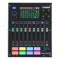 BOSS <b>GCS-8 Gigcaster8</b> Mixer Recorder Visor Táctil a Cores - BOSS GCS-8 Gigcaster8 Mixer Digital + Gravador + FX + Sampler, Mixer digital 8-Canais com várias ferramentas de modelação som, Interface USB para músicos, ensino, podcasters e criadores conteúdos, ...