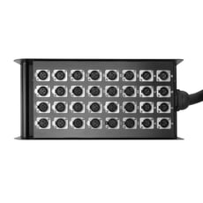 Adam hall K 32 C 30 30m 24/8  - Canais: 32, Pin-out: 24/8, Comprimento: 30 m, Cor: Preto, Diâmetro do cabo: 24,7 mm, Corte transversal: 0,314 mm², 