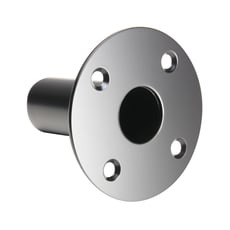 Adam hall SM 700  - Flange de montagem de 35 mm para altifalantes, Material: Aço, Altura: 105 mm, Cor: preto, 