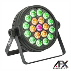 Afx Light   Projecto Par c/ 19 LEDS 10W RGBW DMX CLUB-MIX3 - Projector c/ LEDs RGBW, Número de LEDs: 19 LEDs c/ 10W potência, 36 LEDS RGBW, 36x 10W, Automático, MASTER-SLAVE, 22 canais DMX, Tensão funcionamento: 90-240V~50/60Hz, Dimensões: 265x213x117mm, 