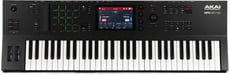 Akai  Professional MPC Key 61 - 61 teclas semi-pesadas, Teclas sensíveis à velocidade com aftertouch, Mais de 6000 sons predefinidos e 25 instrumentos plug-in, 100 algoritmos multi-efeitos, 16 pads RGB sensíveis à velocidade (8 b...