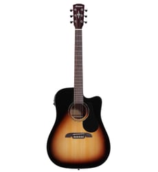 Alvarez RD26CESB  - Forma do corpo: Dreadnought com Cutaway, Tampo em Spruce, Fundo e laterais em Mogno (Mahogany), Braço em Mogno (Mahogany), Escala em Techwood, Pestana: Osso sintético, 