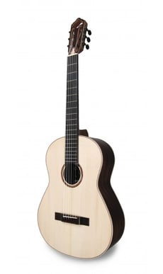APC  CGS 312 - Tampo: Spruce maciço, Ilhargas e Fundo: Pau santo maciço da Índia, Cordas: Aço, Afinação -  (1ª) E, B, G, D, A, E, Acabamento: Poro aberto, Estojo incluído (EGTC)., 