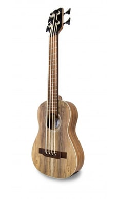 APC  UKU BASS C  - Tampo: Koa maciça, Ilhargas e Fundo: Koa maciça, Cordas: Nylgut (borracha), Afinação -  (1ª) G, D, A, E - Tiro de corda 515mm, Acabamento: Poro aberto, 