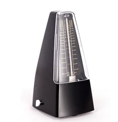 Aroma AM-707  - Metrónomo Mecânico Aroma AM-707, Tempo 40bpm - 208bpm, Divisões 0, 2, 3, 4, 6, Dimensões 203 x 100 x 117mm, Peso 445g, 