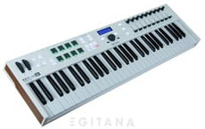 Arturia KeyLab Essential 61  - Teclado MIDI Controlador Arturia KeyLab Essential 61, Teclado/Controlador MIDI 61 teclas sensíveis ao toque e a sua velocidade, 9 enconders rotativos e faders, 8 pads velocity sensitive com afterto...