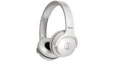 Audio Technica  ATH-S220BT WH - Até 60 horas de uso contínuo com carga completa e até 3,5 horas de uso com carga rápida de 10 minutos (via conexão USB-C), Conchas finas com almofadas de ouvido leves e elegantes colocam menos pres...