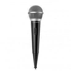 Audio Technica ATR1200x   B-Stock - Microfone de mão dinâmico cardioide para voz e instrumentos, Som nítido e natural para vocais e instrumentos, Ideal para uso com equipamentos de karaoke, computadores e sistemas de PA, Cabo fixo de...