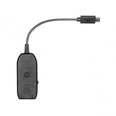 Audio Technica ATR2x-USB  - Adaptador de áudio digital de 3,5mm para USB, Adaptador analógico-digital para microfone e fones de ouvido, Equipado com entradas de 3,5 mm e uma saída USB-C, Botão de mudo e controle de volume; Op...