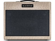 Blackstar  St. James 50 EL34 Fawn B-Stock - 2 canais, Potência: 50 W, Configuração do alto-falante: 1x 12 Clestion Zephyr, Tubos de pré-amplificador: 2x ECC83, Tubos de amplificador de potência: 2x EL34, Interruptor de impulso, 