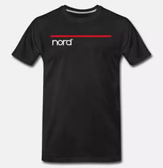 Clavia Nord T-Shirt Black S  - Marca: Spreadshirt, 100% algodão (cinza urze e azul heather ice são 95% algodão / 5% viscose. Urze azul e cinza carvão são 80% algodão / 20% poliéster. Borgonha urze é 60% algodão / 40% poliéster. ...