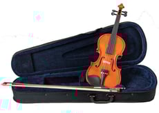  Cremona Cervini HV-100 1/4  - Violino Cervini by Cremona HV-100, Tamanho 1/4, Spruce top, Maple b&s, Inclui estojo e arco, 