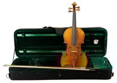 Cremona SV-800  - Spruce Maciço Premium Envelhecido, Cordas Thomastik Dominant, ponte em Maple envelhecido, Apoio de queixo Guarneri, caravelhas e escala em Ébano e Boxwood Premium, Estojo deluxe c/ Higrómetro, arco...