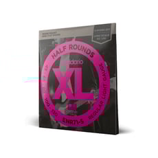 D'Addario ENR71-5 45-130 Regular Light 5-String, Long Scale, XL Half Rounds Bass Strings - 