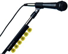 Dunlop 5010  - Dunlop 5010: fabricação de suporte de microfone de 7 em preto., Uma obrigação para cada músico performante., Feita de borracha de alta qualidade para garantir uma firmeza., 