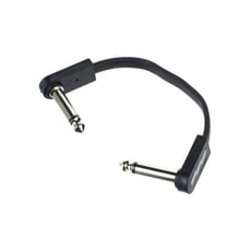 EBS PCF-DL10 DLX  - Flat Patch Cable, Comprimento: 10 cm, Novo modelo aprimorado, Projetado para economizar espaço na placa de pedais, mantendo a flexibilidade de um cabo, Tomada angular extra plana, Os cabos planos e...