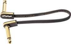 EBS  PG-18 Flat Patch Cable Gold  - Flat Patch Cable, Comprimento: 18 cm, Ainda mais compacto do que o cabo de remendo plano EBS PCF padrão, Caixa de contato feita de fundição de zinco folheado a ouro de 24 quilates, Contatos banhado...