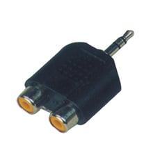 CSS Adaptador 2x RCA-Mini-Jack stereo CC310  - Adaptador 2x rca para mini jack stereo CC310, Stereo, 3.5mm jack macho, 2x rca fêmea, 