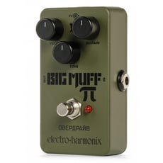 Electro Harmonix Green Russian Big Muff Fuzz  B-Stock - O clássico cult em uma forma compacta, Amado por guitarristas e baixistas por seu baixo destrutivo, sustentar e estalar únicos com um som enorme, Completamente próprio, mas inegavelmente um grande ...