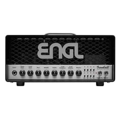 Engl   E606 Ironball Head 20 SE B-Stock - Canais: 2, Potência: 20 W, Tubos de pré-amplificador: 4x ECC 83/12 AX7, Tubos de potência: 2x EL 84, Controles: Clean Gain, Lead Gain, Bass, Middle, Treble, Lead Presence, Lead Volume, Master, Reve...