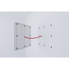 EQ Acoustics   Flexi Fit 32 set  - Permite fácil instalação e mudança de posição dos módulos acústicos de espuma, sem causar danos às superfícies de montagem, Contendo 32 peças, Autoadesivo, Dimensões por tira: 120 x 30 mm, ...