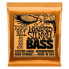 Ernie Ball 2833 Hybrid Slinky  - Indicadores: 045-065 - 085-105, Slinky Híbrido, 