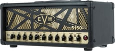 EVH  5150III 50W EL34 230V EUR B-Stock - Potência: 50 W RMS, Impedância: 4, 8 ou 16 ohms (comutável), Canais: 3, Pré-amplificador de tubo: 12AX7, Amplificador de potência valvulado: 6L6, Canal 1 e 2: Ganho, Baixo, Médio, Alto, Volume, 