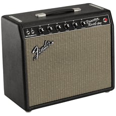 Fender 64 Custom Princeton Reverb  - Série americana com fio, Canais: 1, Potência: 12 W, Tubos de pré-amplificador: 1x 12AT7 - 3x 12AX7 - 1x 5AR4, Tubos de alimentação: 2x 6V6, Equipado com um alto-falante Jensen P10R Alnico de 10 , ...