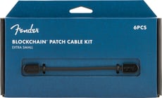 Fender  Blockchain Patch Cable Kit Black Extra Small - Comprimento: MD médio, Quantidade: 12, 