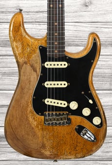 Fender  Custom Shop Poblano Super Heavy Relic Natural - Nome do modelo: Fender Custom Shop Poblano Stratocaster Super Heavy Relic Natural, Cor: Natural, Formato: Stratocaster, Corpo: 2 peças / Ash (Freixo), Acabamento: Lacquer (nitrocelulose) Heavy Reli...
