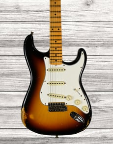 Fender Custom Shop POSTMODERN STRAT MPL JRN - B3TSB - Fabricada na América, Corpo: Alder, Acabamento: Nitrocelulose, Braço: Quartersawn Maple, Construção: Bolt-On, Escala: Maple, 