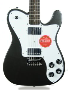 Fender  Squier Aff. Tele Deluxe Ch.Frost.M  - Material do corpo: choupo, Acabamento Corporal: Poliuretano Brilhante, Forma do corpo: Telecaster, Pickguard: 3-Ply Branco, Material do pescoço: bordo, Acabamento do pescoço: Satin com face de cabe...