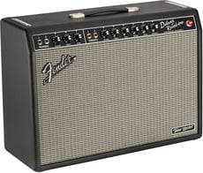 Fender Tone Master Deluxe Reverb  - 2 Canais: Normal e Vibrato, Potência: 100 W - comparável a um tubo todo de 22 W, Equipado com um alto-falante de neodímio Jensen N-12K de 1 x 12 , Controles para o canal 1 (Normal): Volume, Agudos,...