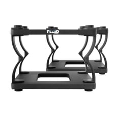Fluid Audio DS8  - Par de Suportes para colunas de 7” e 8”, Duas alturas e três ângulos para posicionamento perfeito, Excelente qualidade de construção, Robustos e acusticamente controlados, Isolamento acústico, ...