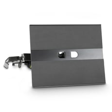 Gravity MA Tray 1  - Placa de aço para montagem em suporte de microfone, Faixa de fixação até aprox. 200 mm, Dimensões (L x L x P): 200 x 250 x 195 mm, Cor: preto, 