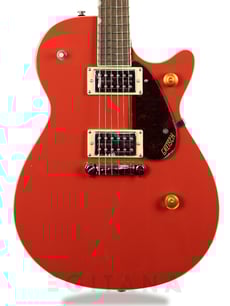Gretsch  G2217 Streamliner Junior Jet Fiesta Red  - Cor: Fiest Red, Corpo de nato, Forma do corpo do Júnior Jet, Pescoço de Nato, Perfil do pescoço U, Comprimento da escala: 24,75 '' (629 mm), 
