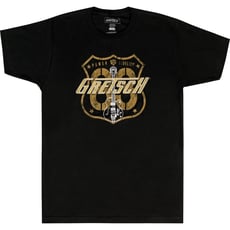 Gretsch  T-Shirt Route 83 Black S - Esta camiseta gráfica apresenta o logotipo Gretsch® e uma placa da Rota 83. Impresso em uma camisa de urze macia muito procurada, é perfeito para qualquer jogador ou fã de Gretsch®., Material: 100%...