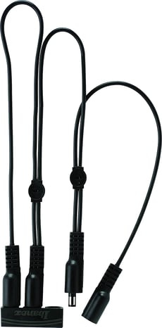 Ibanez DC3N  - Cabo de distribuição de energia para três dispositivos Os, Elementos pequenos geralmente determinam o sucesso ou o fracasso, e especialmente em questões secundárias discretas como a dos cabos de en...