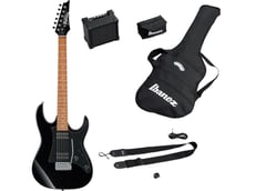 Ibanez IJRX20-BKN Jumpstart Set  - Set de Guitarra eletrica, Corpo: Poplar, Braço: Maple, Perfil do braço: GRG, Raio do braço: 305mm, Escala: Jatoba, 