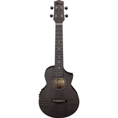 Ibanez  UEW12E-BIF - Tipo de Corpo: EW Concert-Style com Cutaway, Tampo: bordo flamejado, Traseira e laterais: Flamed maple, Pescoço: Okoumé, Escala: Purpleheart, Marcações: Maple Dot, 
