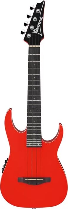 Ibanez  URGT100SUR - Tamanho: Tenor, Número de cordas:4, Cor: Vermelho Sol, Acabamento: Brilho, Material Superior: Abeto, Material das costas e laterais: Okoume, 