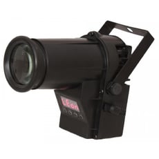 Ibiza LEDSPOT10W  - Projector de Luz com LED RGBW 10W SPOT DMX MIC, Projector de luz SPOT LIGHT em ABS Preto, Equipado c/ 1 LED RGBW 10W alta potência, Visor c/ tempo decorrido, focagem manual, Operação: Auto, Som, DM...