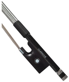 J. LaSalle Carbon Graphite Deluxe LB-20 4/4  - Bastão de grafite de carbono moderno e redondo, projetado para equilíbrio, flexibilidade e entonação perfeita, O envoltório almofadado antiderrapante tradicional de pele de carneiro oferece o confo...