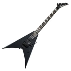 Jackson JS32 King V Gloss Black  - Corpo em Poplar, Braço em Maple, Escala em Amaranth, Perfil do braço: Speed Neck, Raio do braço: Compound Radius 304.8 mm to 406.4 mm (12-16), Escala: 648 mm (25.5), 