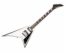 Jackson JS32T Rhoads AH WH  B-Stock - Randy Rhoads modelo, Corpo: Poplar, Pescoço: Maple, Acessório de pescoço: aparafusado, Fretboard: Amaranth, Raio composto da escala: 305 (12 ) - 406,4 (16) mm, 